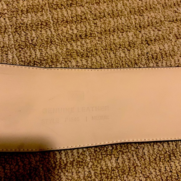 Cue Genuine Leather Waist Belt Black - Picture 5 of 5